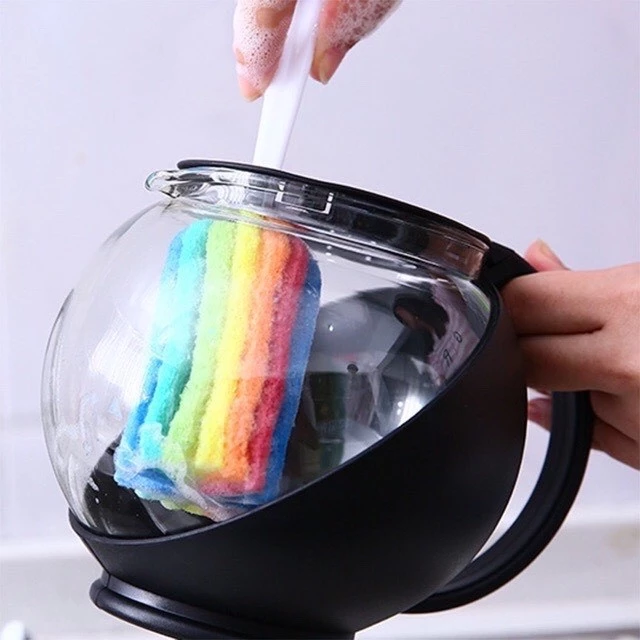 Cây Cọ Rửa Ly 7 Màu - Cọ Rửa Ly, Bình Nước, Bình Giữ Nhiệt 7 Sắc Cầu Vồng -Tiện Ích - Dễ Sử Dụng