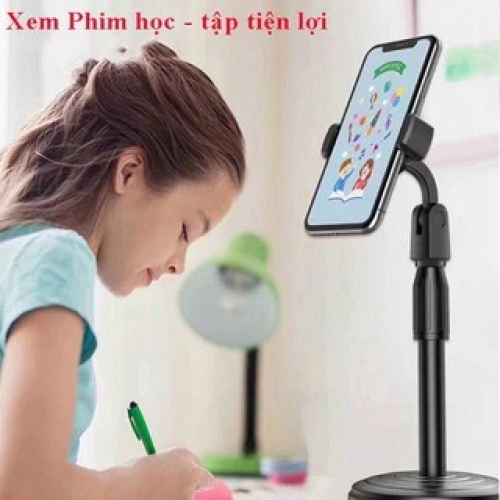 [MUA 1 TẶNG 1] Giá Đỡ Điện Thoại Để Bàn Kẹp Điện Thoại Livestream Xem Video Xoay 360 Độ